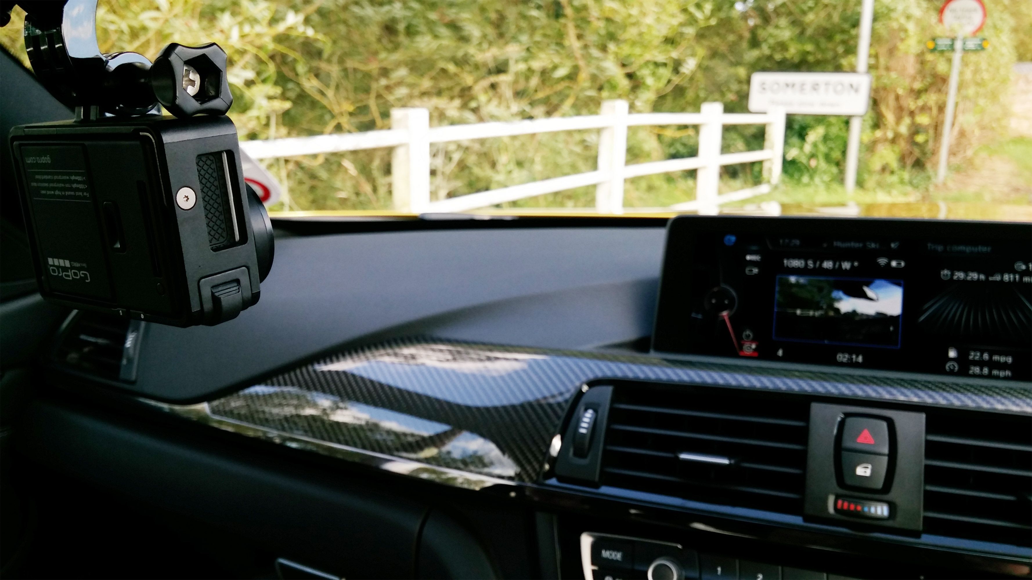 BMW M4 lets you control GoPro from dash