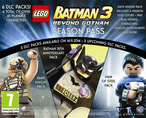 LEGO Batman 3 season pass announced
