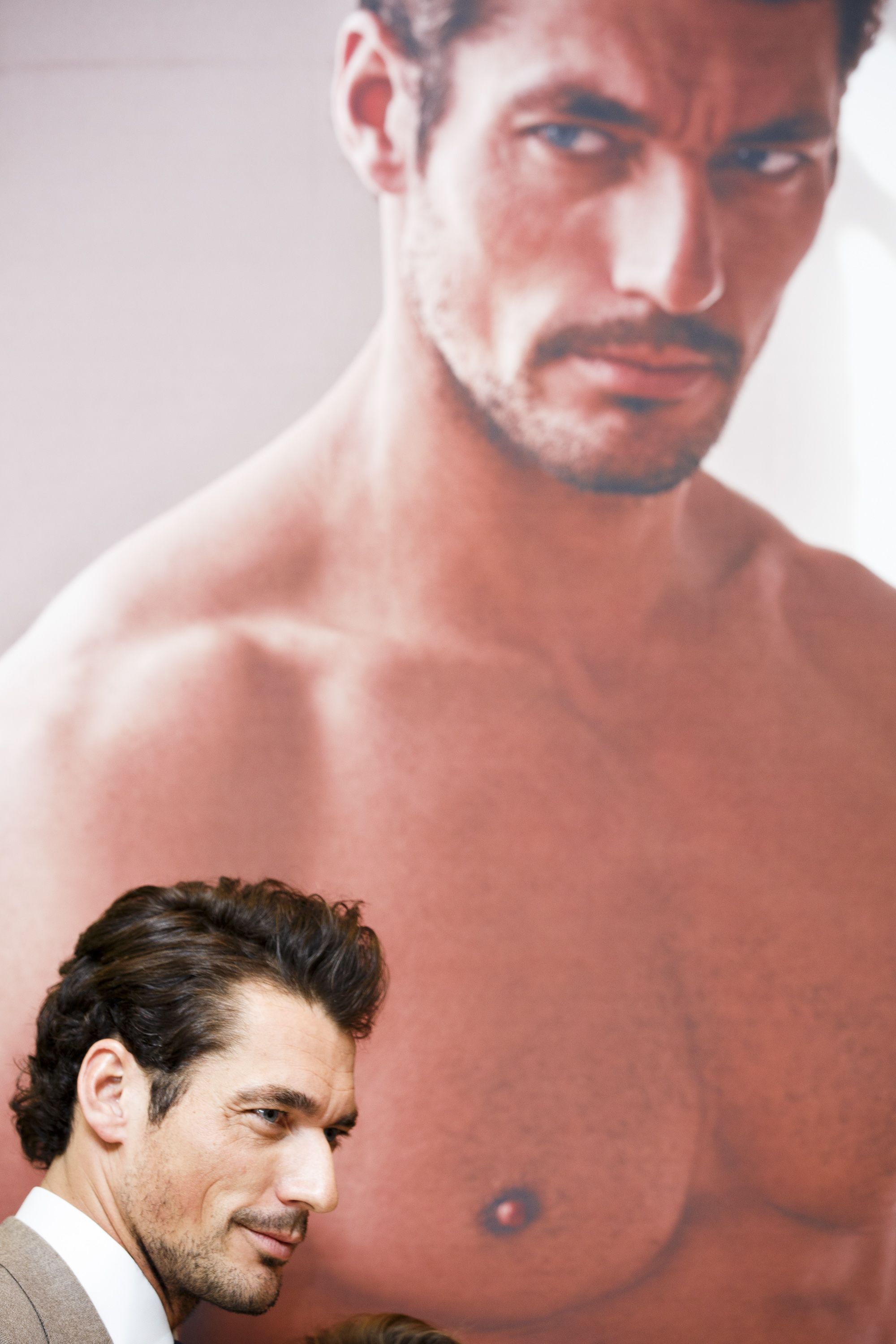 Is it David Gandy or his cardboard cut-out?