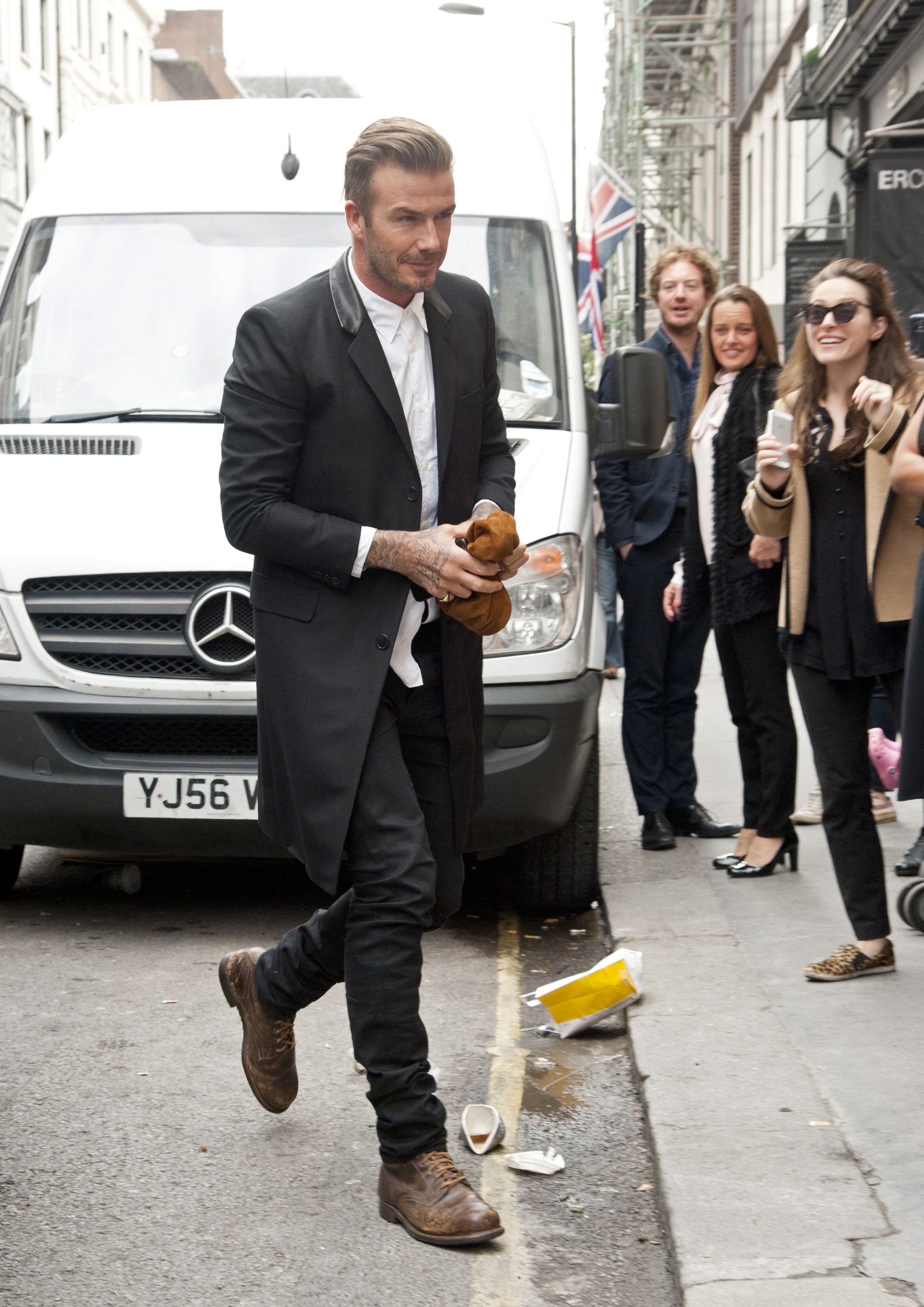 David beckham hotsell wearing chelsea boots