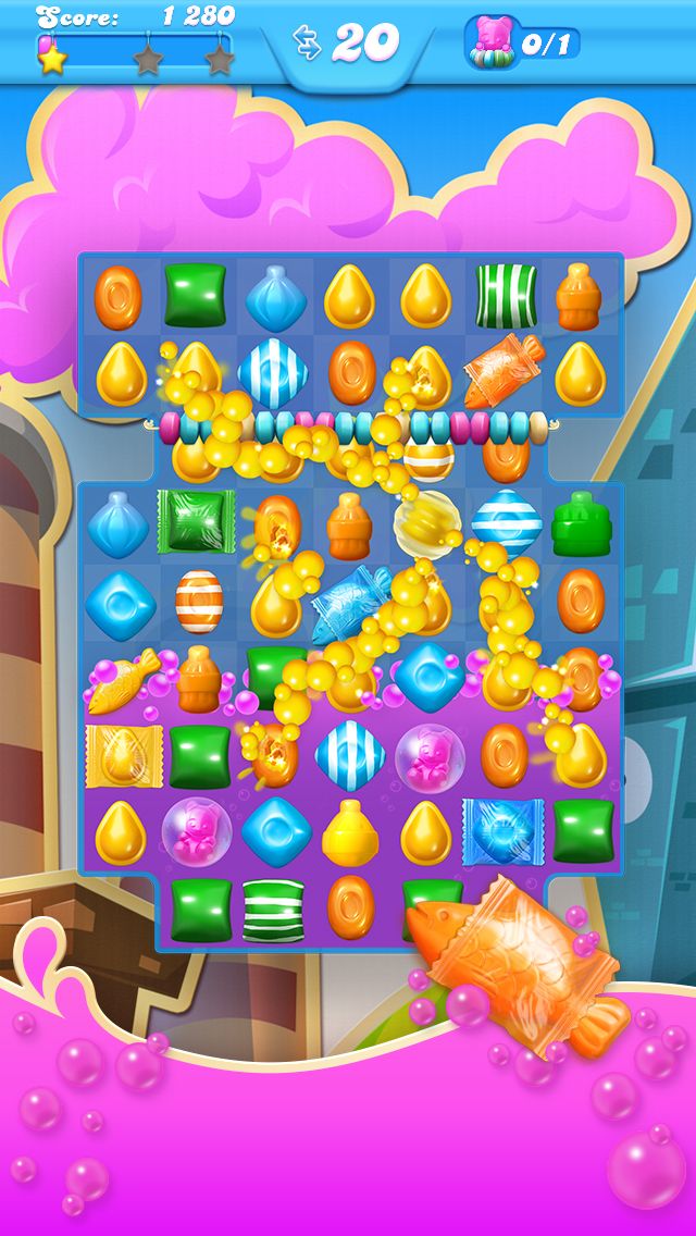 Candy Crush Saga' sequel adds sticky soda to the equation  Candy crush  soda saga, Candy crush saga, Candy crush games