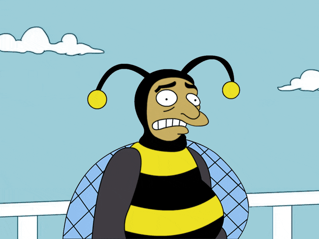 This image has an empty alt attribute; its file name is ustv-simpsons-bumblebee-man.gif