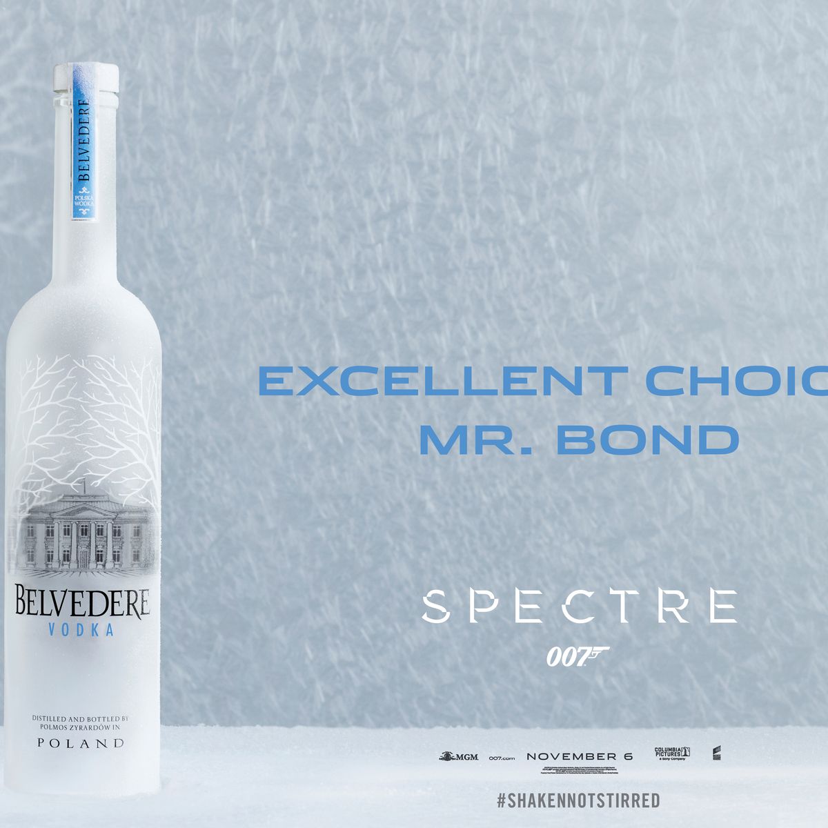 Vodka Belvedere Vodka Announces Partnership with Spectre