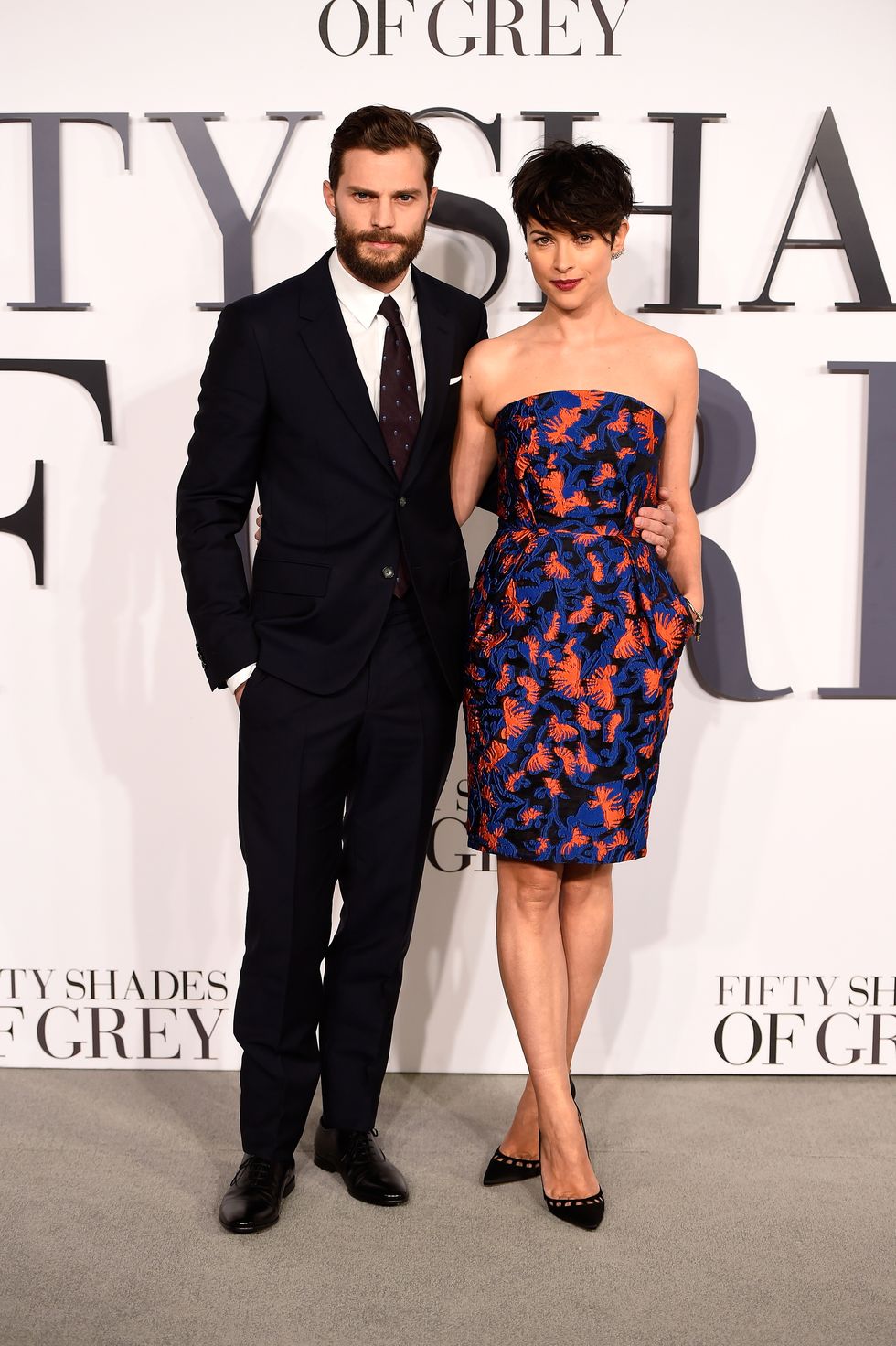 See the 50 Shades of Grey red carpet