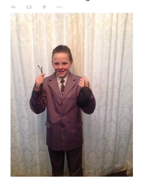 Schoolboy Banned For Christian Grey Costume