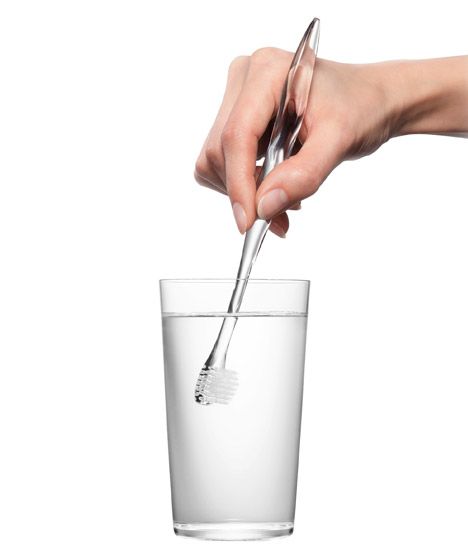 no toothpaste toothbrush