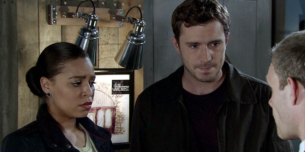 POTD: Corrie's Andy, Steph face the music