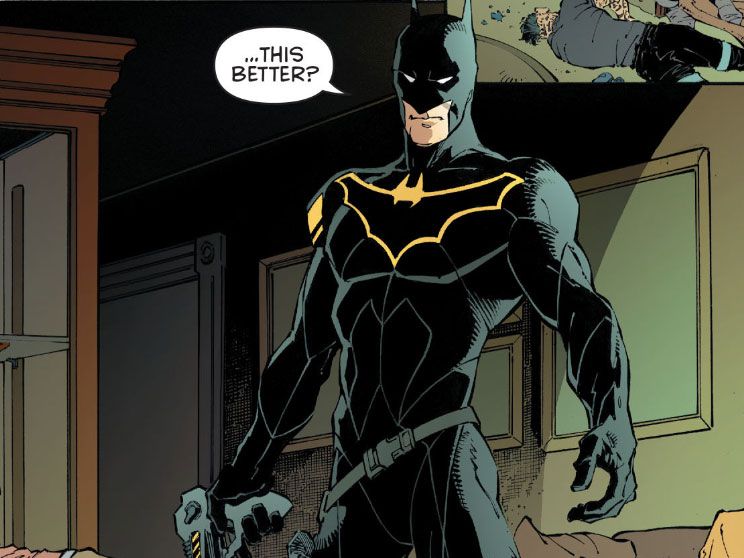 Take a first look at Batman's new costume