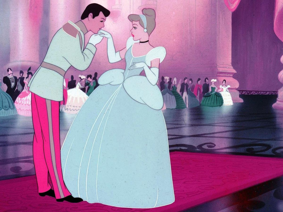 Disney's Cinderella and Prince Charming Pink Panty –
