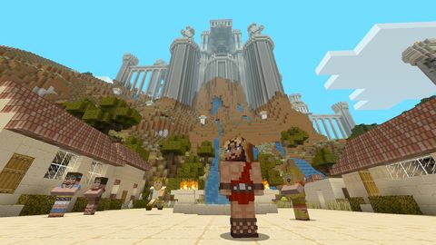 Minecraft Gets Greek Inspired Mash Up Pack