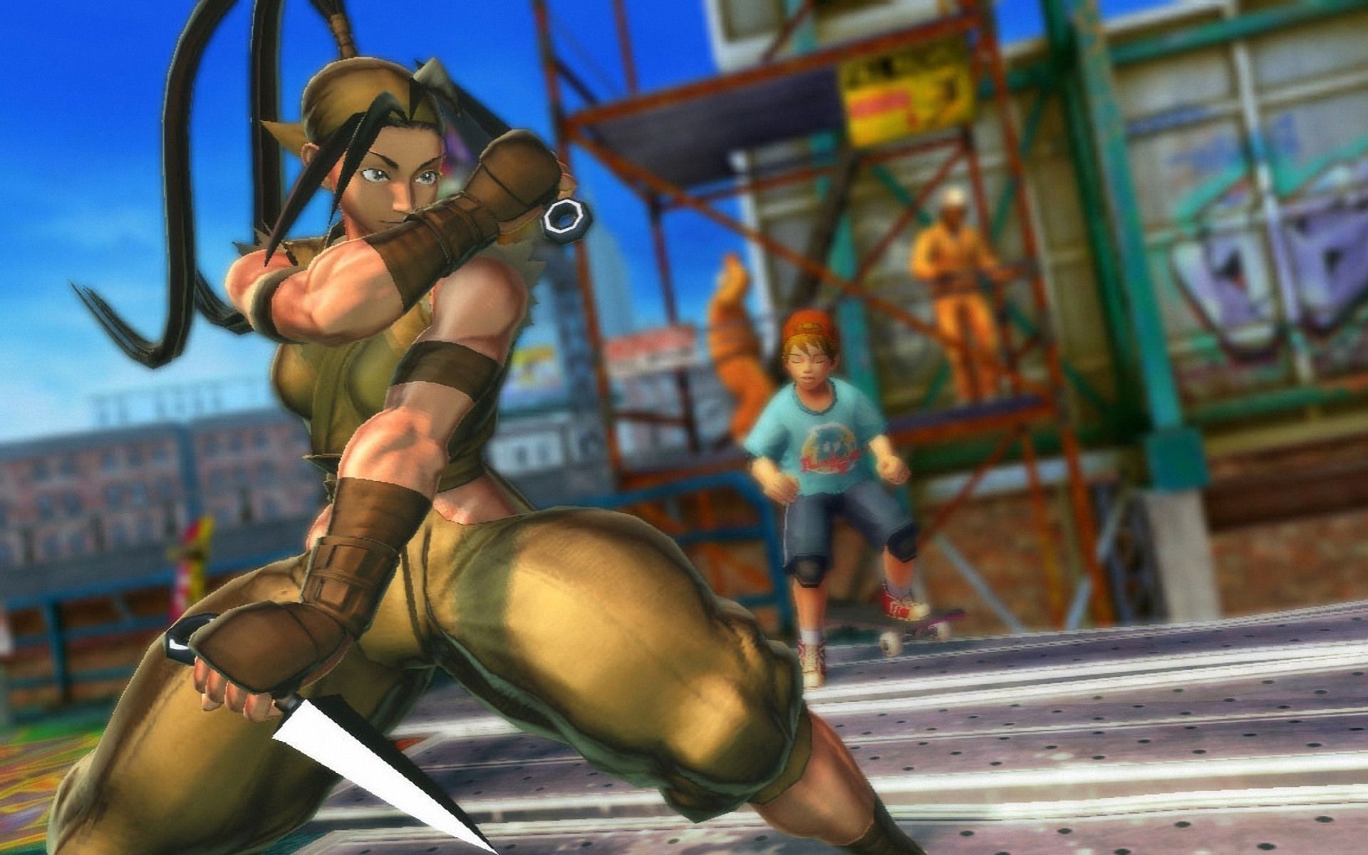 Illustration + digital enhancement Ryu Street Fighter IV, Street Fighter IV, Capcom