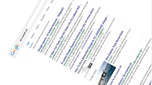 Search on google with me part 1: do a barrel roll@Google