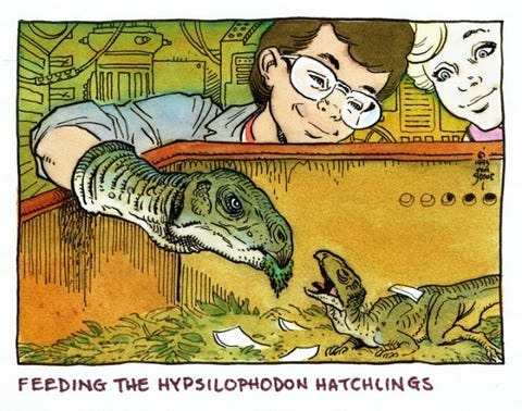 Check out this Jurassic Park animation art Check out this Jurassic Park animation art
