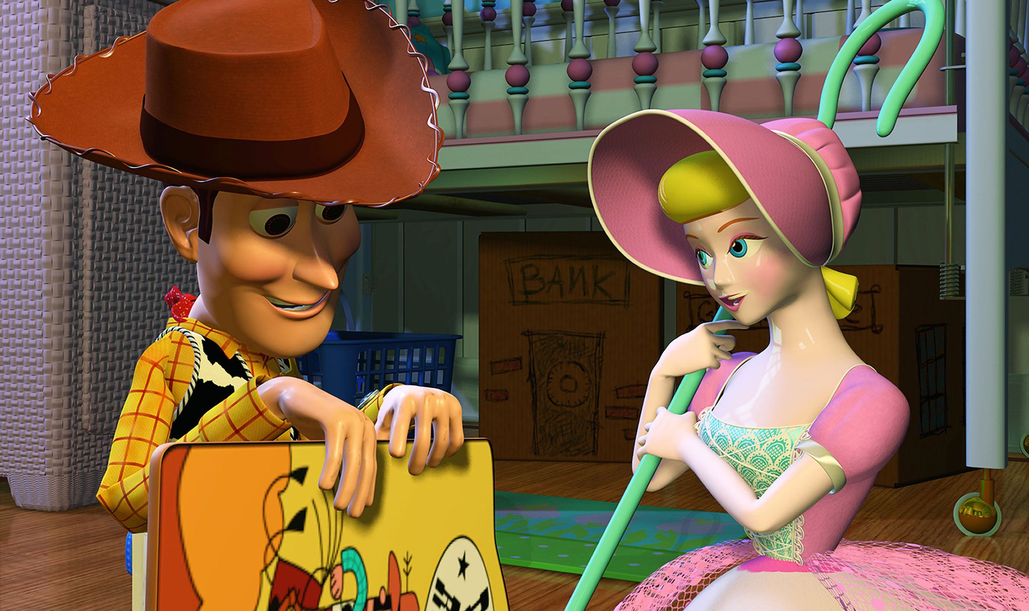 toy story little bo peep and woody