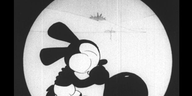 Lost Disney film Sleigh Bells is discovered - and it stars Mickey Mouse precursor Oswald the Lucky Rabbit Lost Disney film Sleigh Bells is discovered - and it stars Mickey Mouse precursor Oswald the Lucky Rabbit