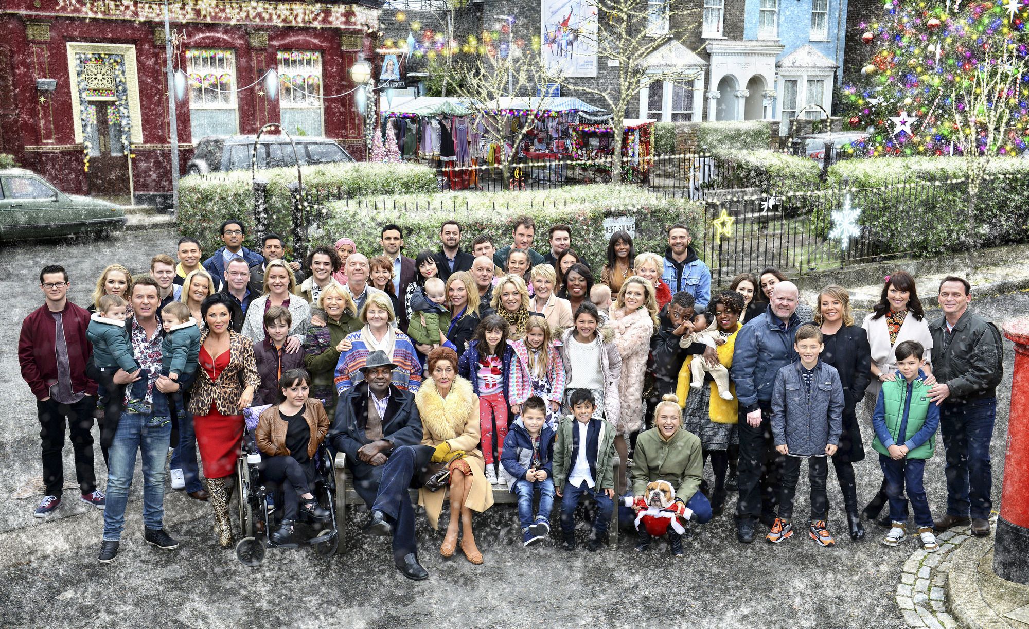 EastEnders: First Look At Christmas On Albert Square As Festive Cast ...