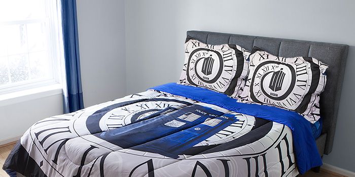 Travel Through Time With These Doctor Who Bedsheets