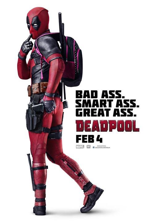 Ryan Reynolds shows off butt in 'Deadpool' movie poster 