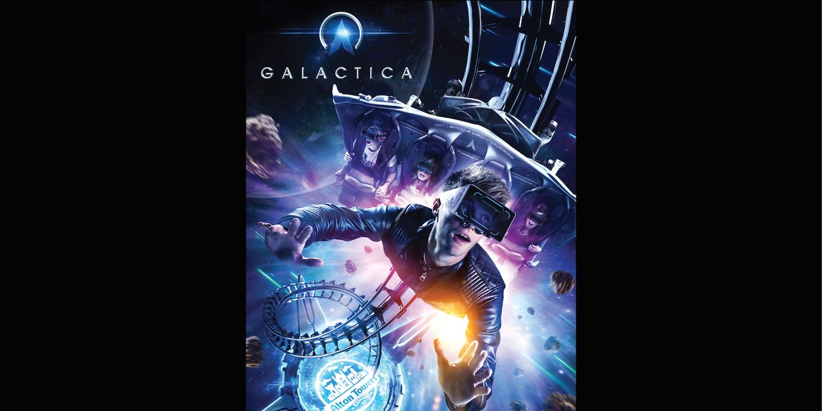 Alton Towers unveils Galactica, the world's first virtual reality ...