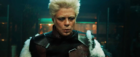 benicio del toro as the collector in guardians of the galaxy