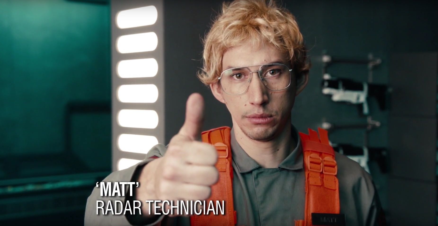 goes undercover at Starkiller for Saturday Night Live sketch