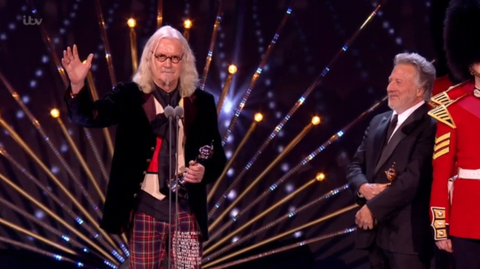 Billy Connolly is presented with the Special Recognition Award