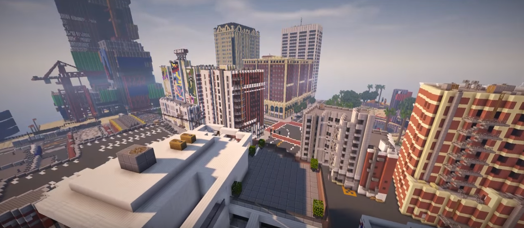 Grand Theft Auto 5: Los Santos 1:1 Scale Minecraft Map