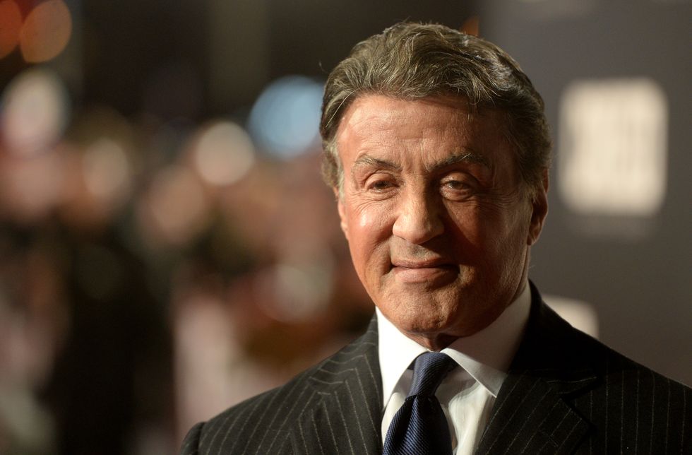 Sylvester Stallone at Creed's London premiere, January 2016