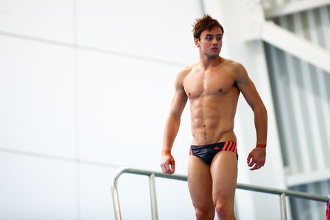 Tom Daley during a practice session on Day Three of the National Diving Cup
