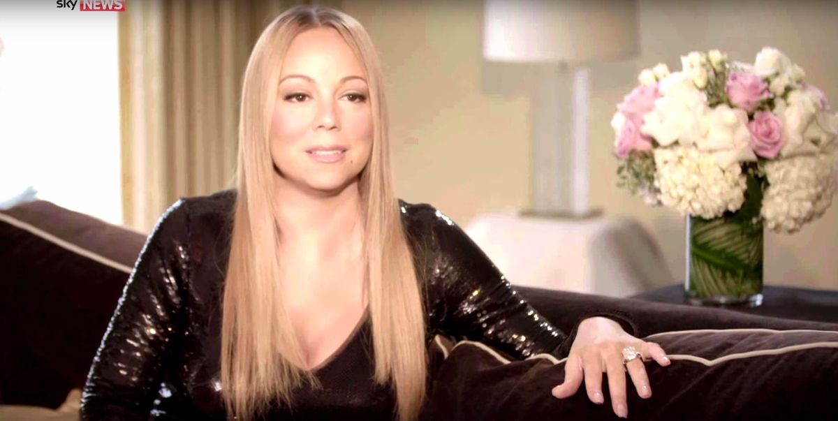 Mariah Carey interviewed for Sky News