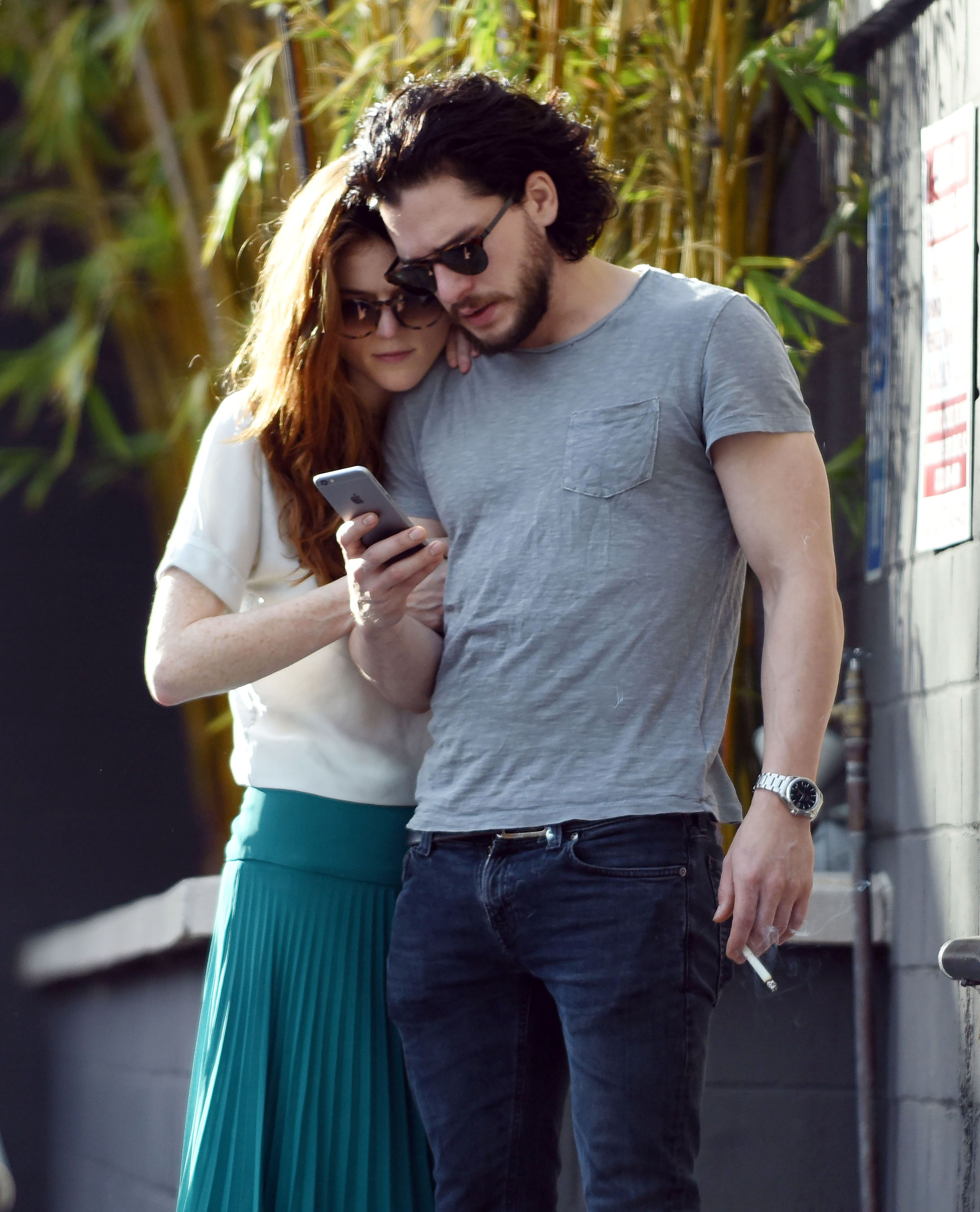 Jon Snow and Ygritte are back together! Kit Harington and Rose Leslie  spotted getting cosy and kissing in LA