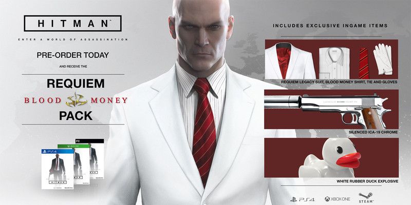 kontroversiel Nuværende Happening Hitman's pre-order DLC nets you Blood Money-themed gear
