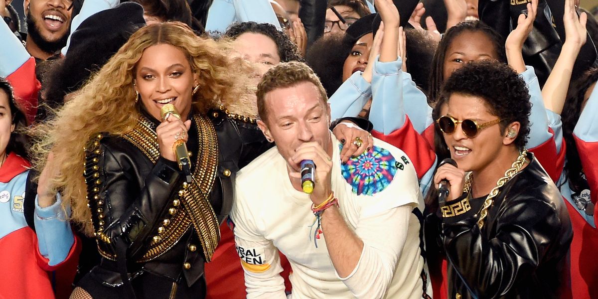 Watch Beyonce Totally Slay (With Chris Martin and Bruno Mars) At