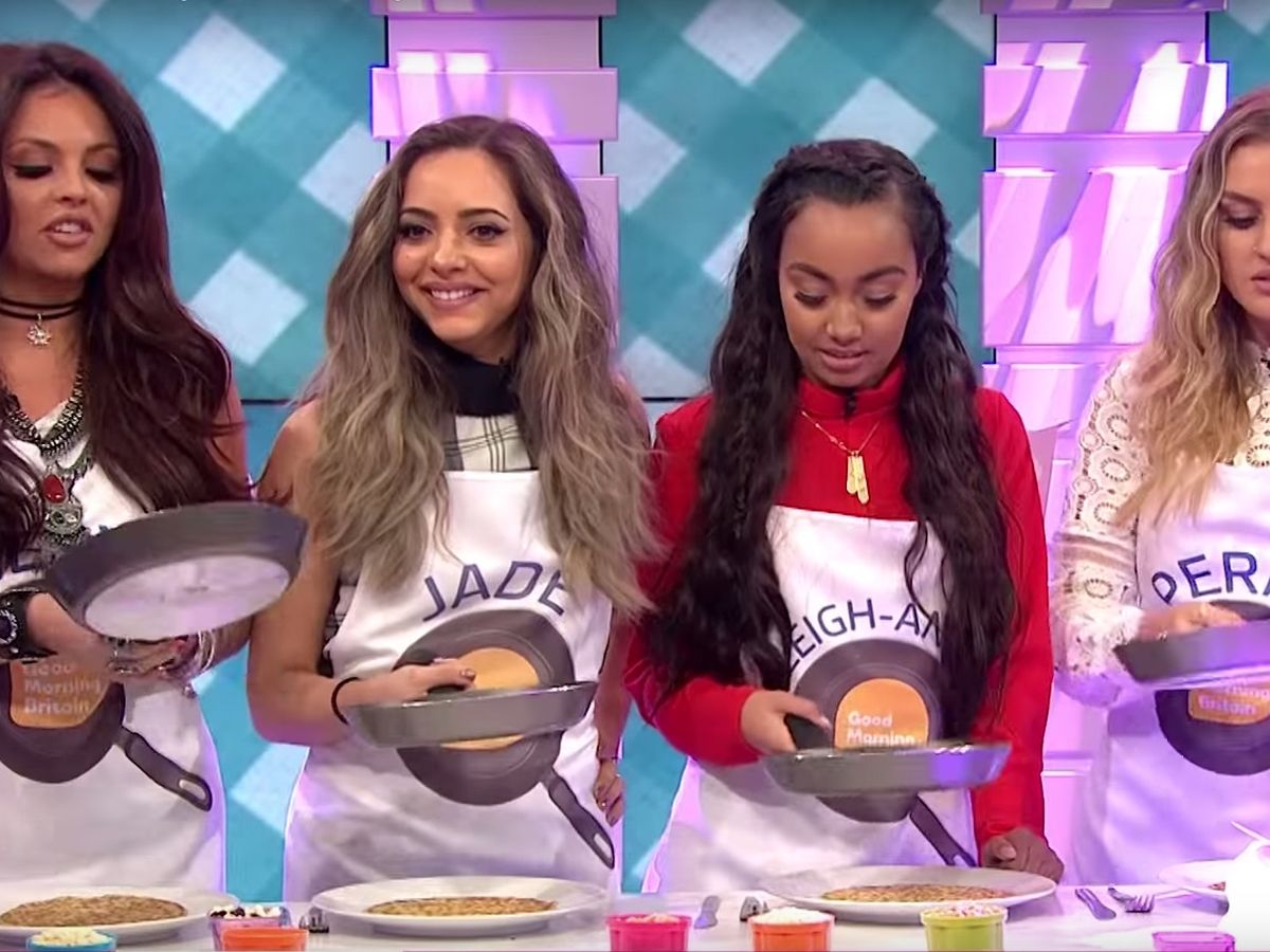 Little Mix are flipping great at making pancakes with all the toppings