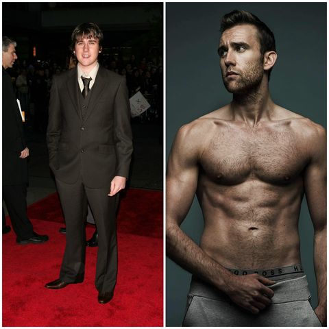 Harry Potter star Matthew Lewis, before and after the gym