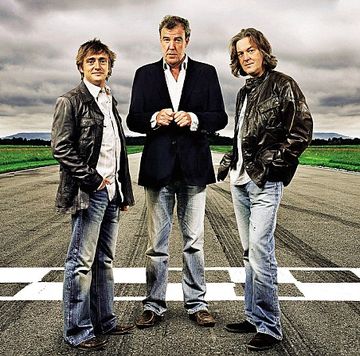 richard hammond, jeremy clarkson and james may on top gear