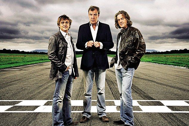 Richard Hammond, Jeremy Clarkson und James May auf Hochtouren