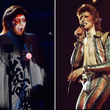 Lady Gaga tribute Ziggy Stardust 2016 Grammys