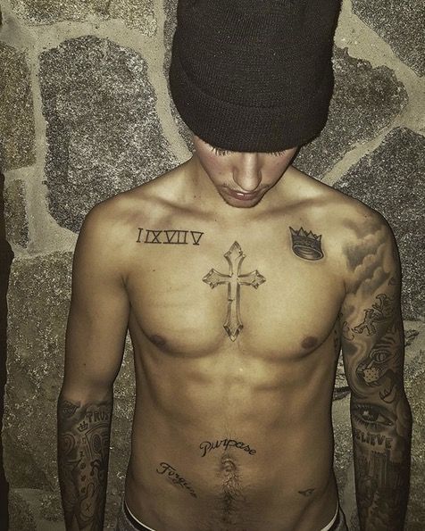 Justin Bieber's patience  Patience tattoo, Justin bieber neck