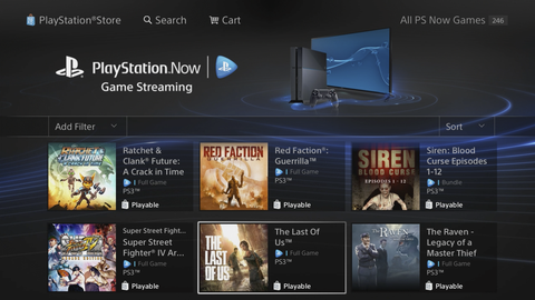 PlayStation Now games uk