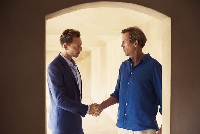 Jonathan Pine and Richard Roper in The Night Manager