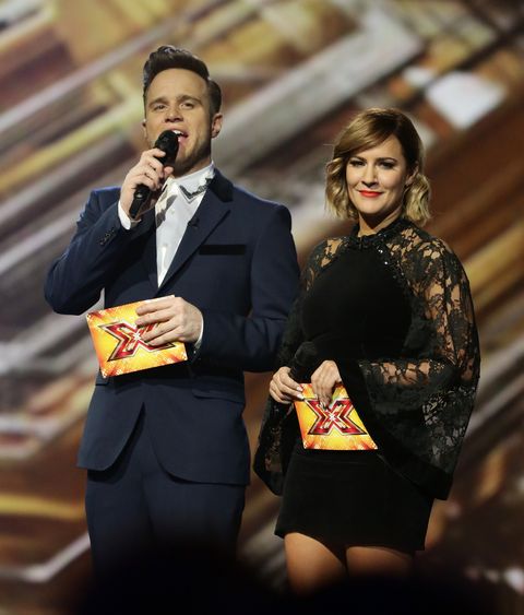 Olly Murs and Caroline Flack on The X Factor (2015)