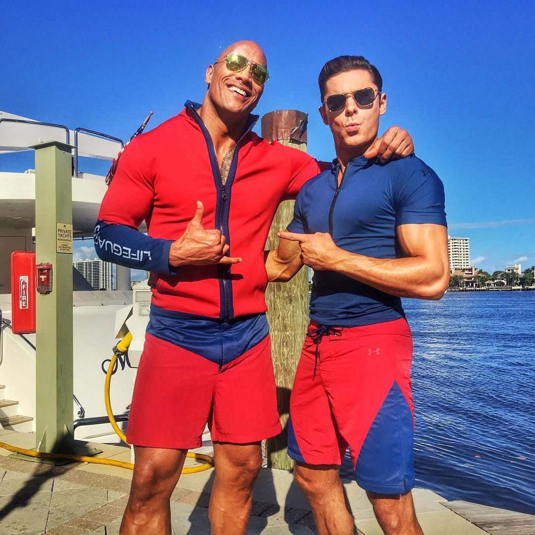 Dwayne 'The Rock' Johnson told everyone to use butt glue on Baywatch set