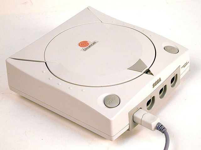 Sega Dreamcast video game play station component