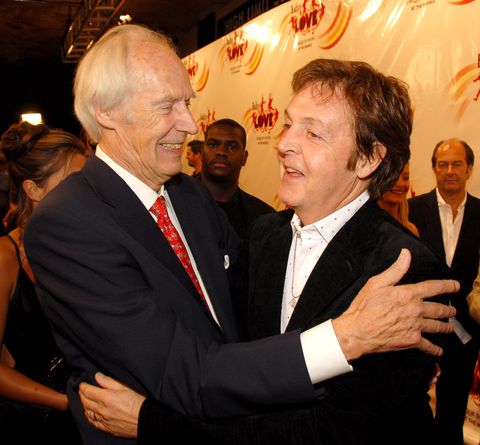 George Martin and Paul McCartney