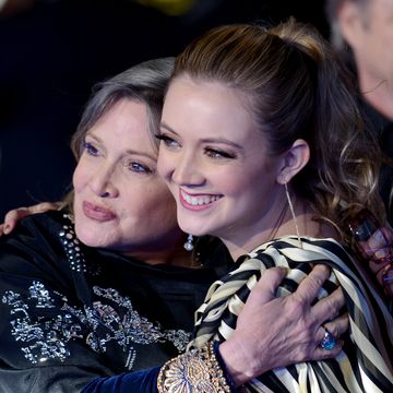 carrie fisher and billie lourd, december 2015