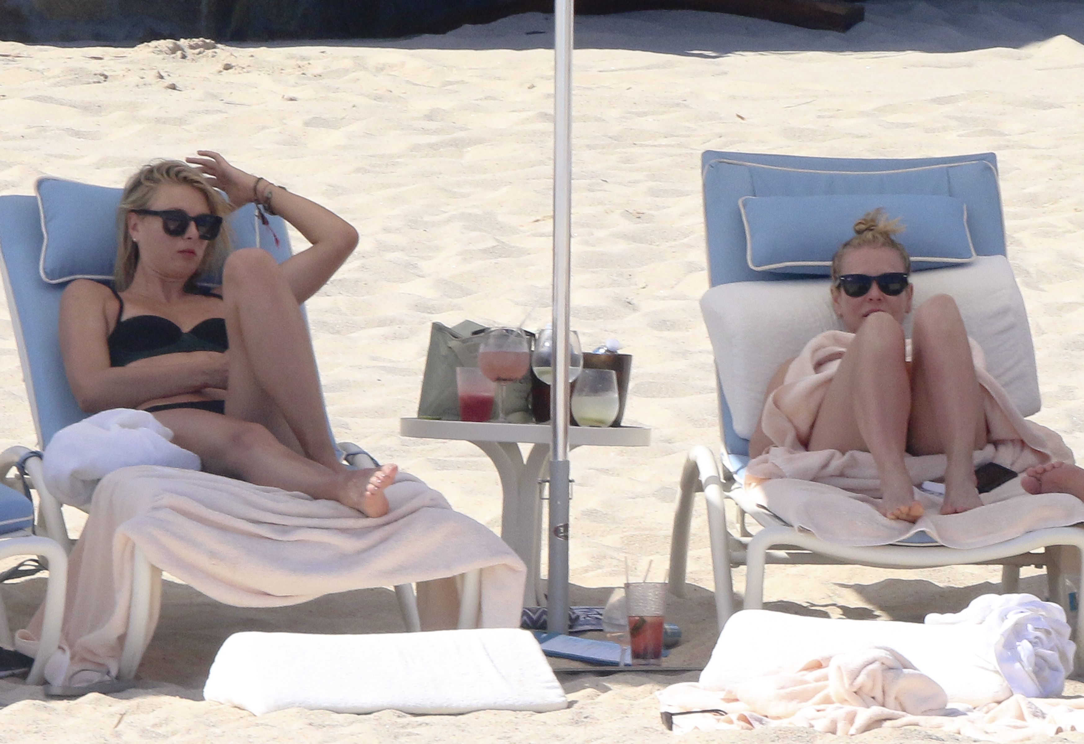 Chelsea Handler forgets her bikini on fun-looking beach holiday with Maria  Sharapova
