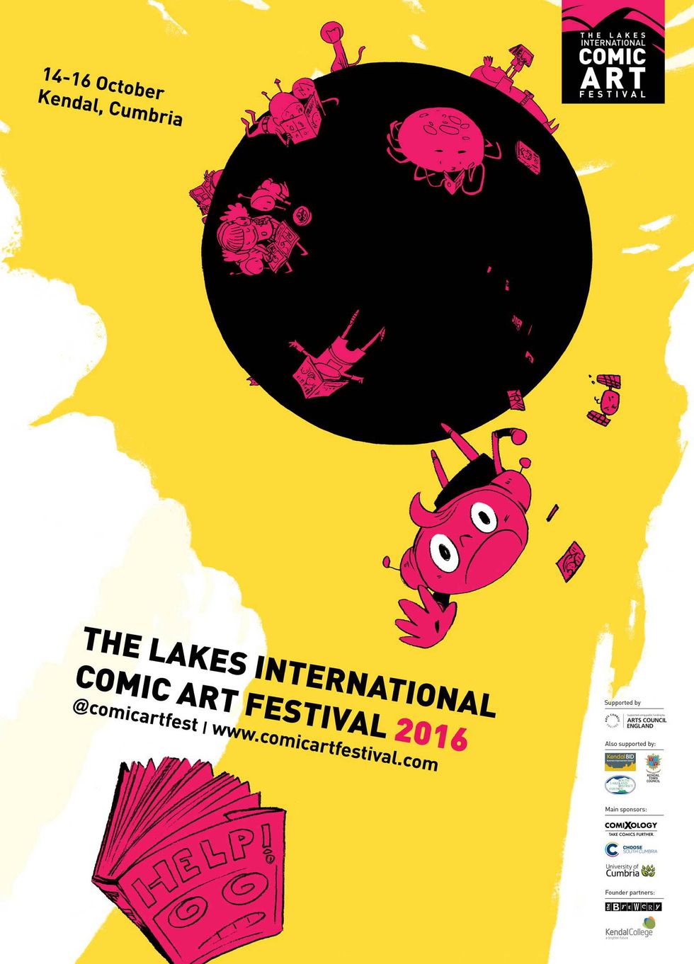 Lakes International Comic Art Festival 2016 Ken Niimura poster