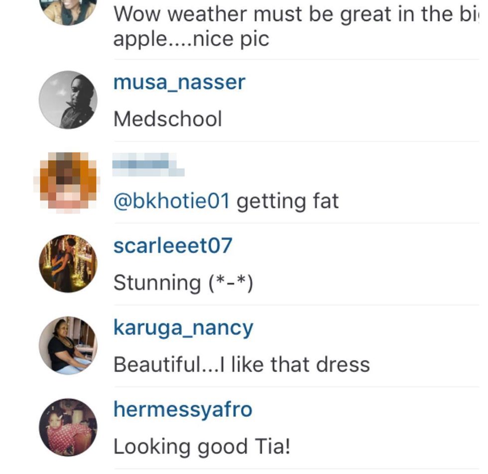 Sister Sister's Tia Mowry tags body shamer on instagram