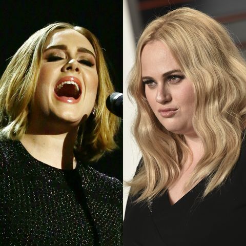 Adele and Rebel Wilson